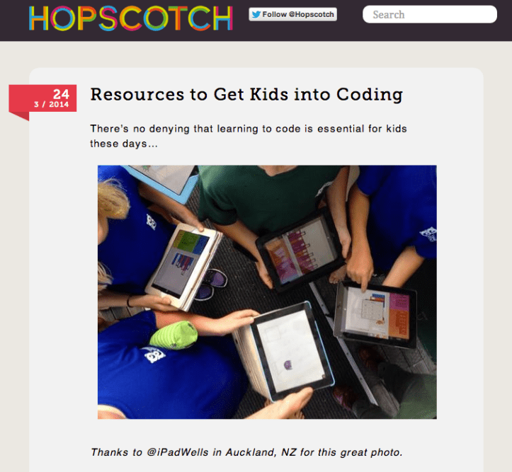 @ipadwells & OC on Hopsctch Blog