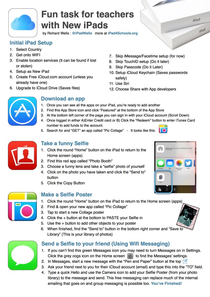 iPad handout PD-iPadWells