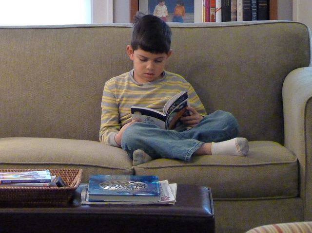 boy reading